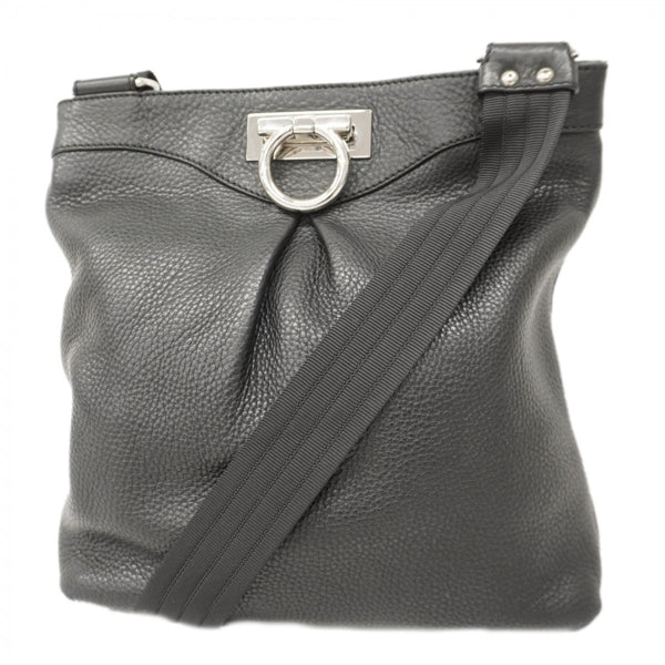 Chanel Black Leather V-stich