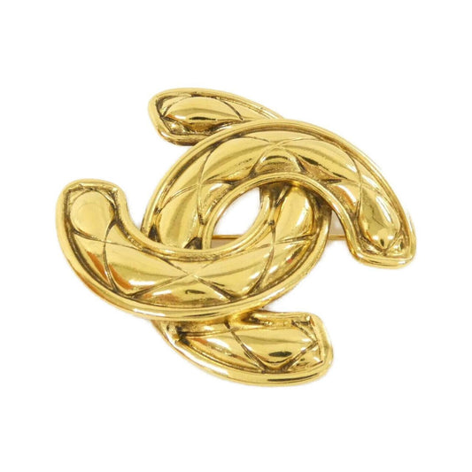 Chanel Gold Gold Plated Coco Mark