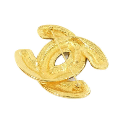 Chanel Gold Gold Plated Coco Mark