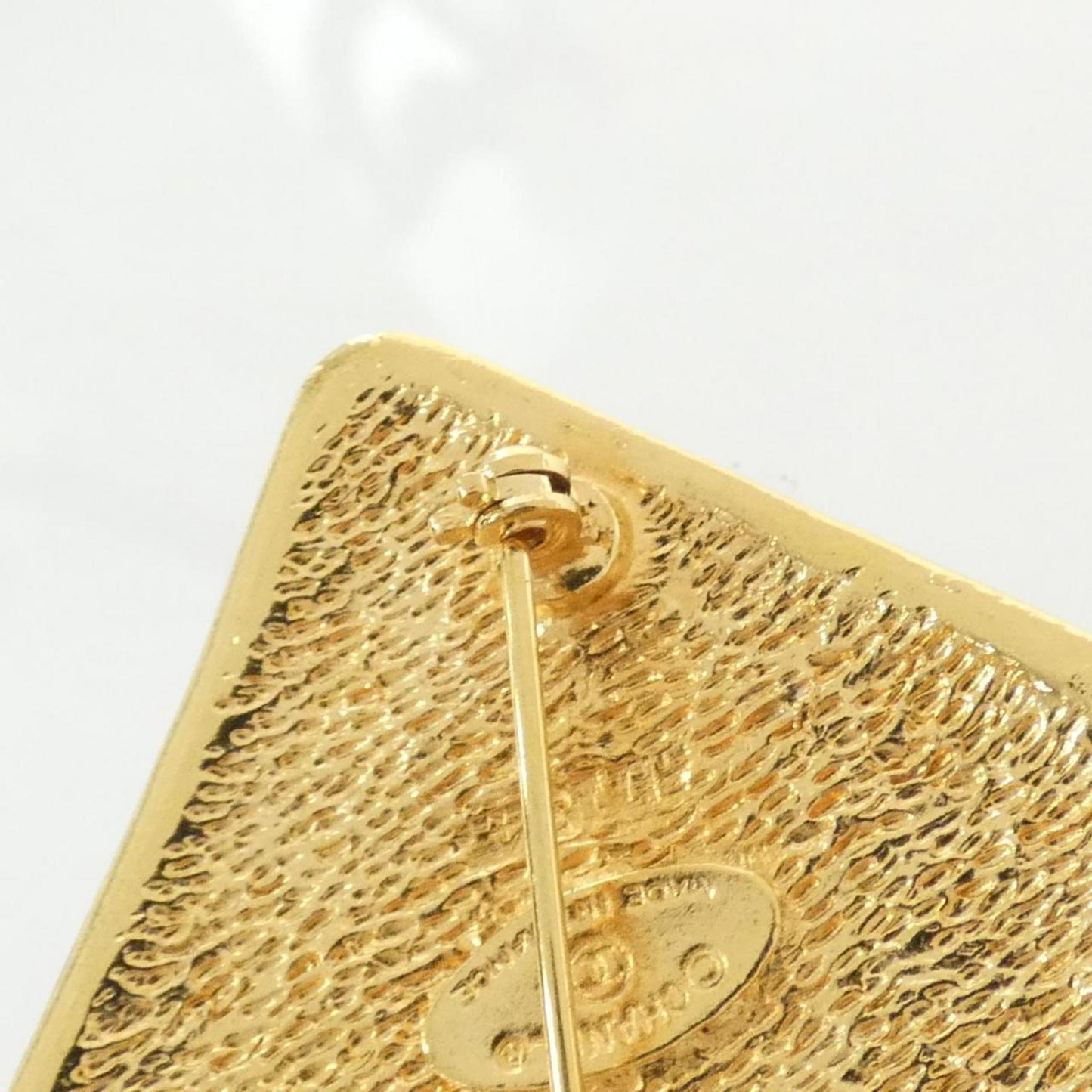 Chanel Gold Gold Plated Coco Mark