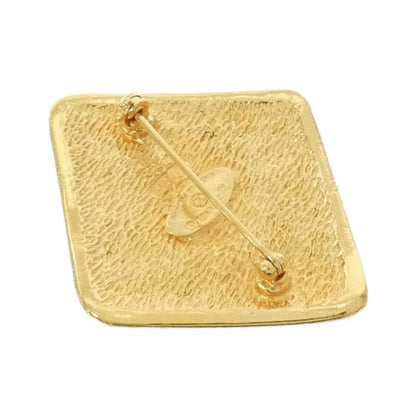 Chanel Gold Gold Plated Coco Mark