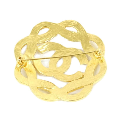 Chanel Gold Gold Plated Coco Mark