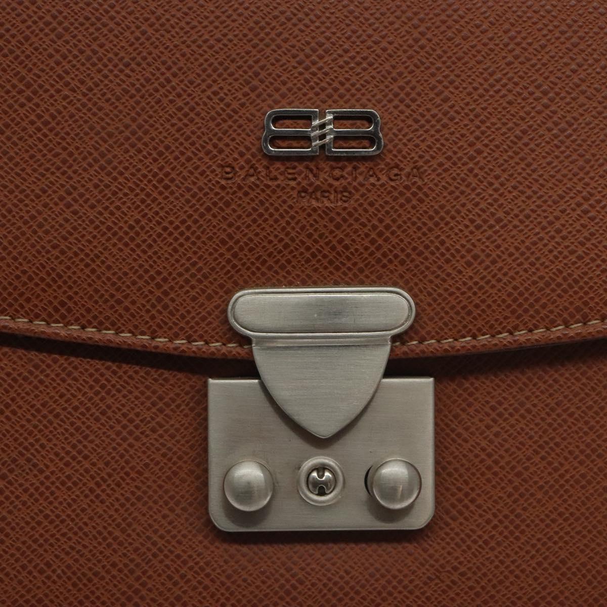Balenciaga Brown Leather City