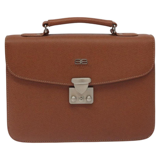 Balenciaga Brown Leather City