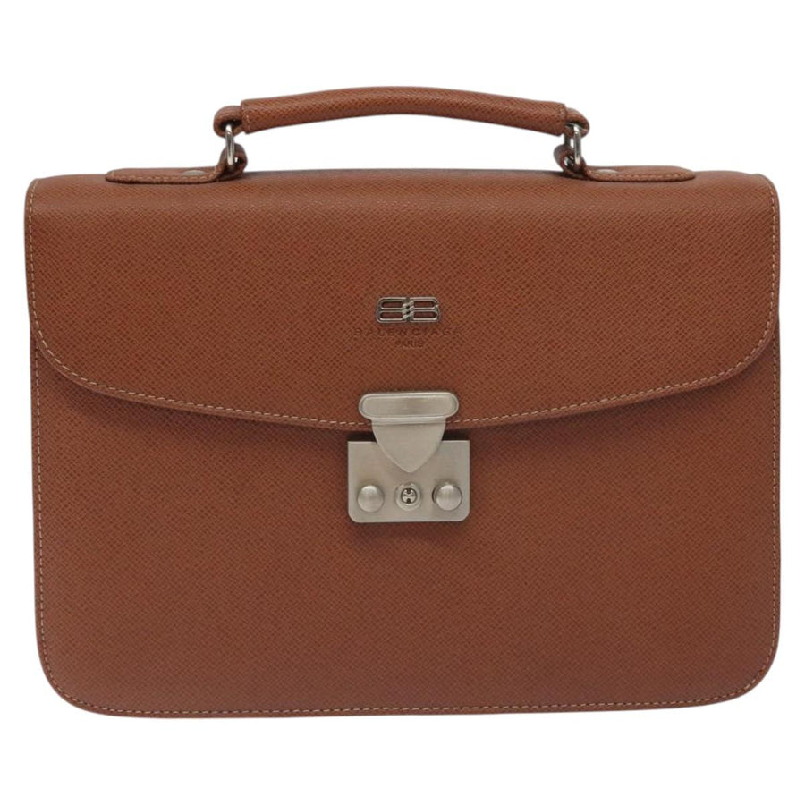 Balenciaga Brown Leather City