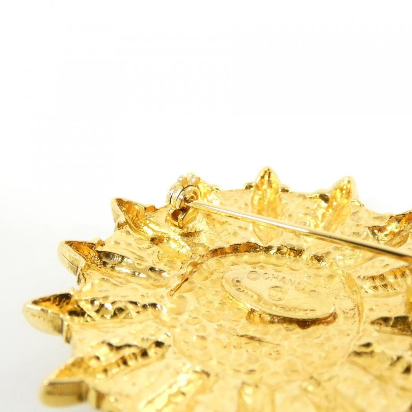 Chanel Gold Gold Plated Coco Mark