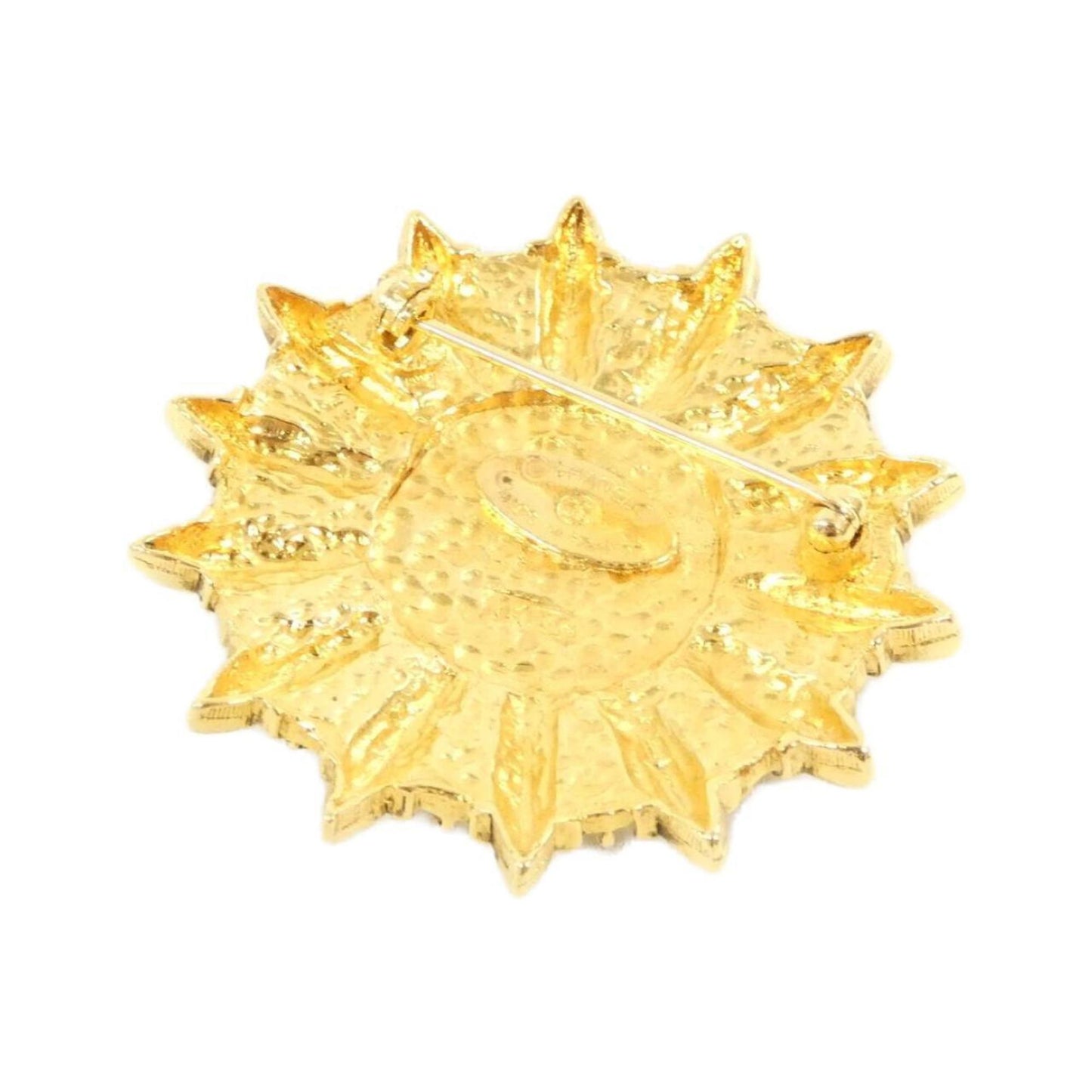 Chanel Gold Gold Plated Coco Mark