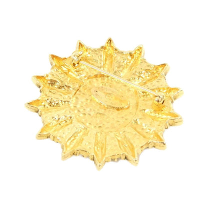 Chanel Gold Gold Plated Coco Mark