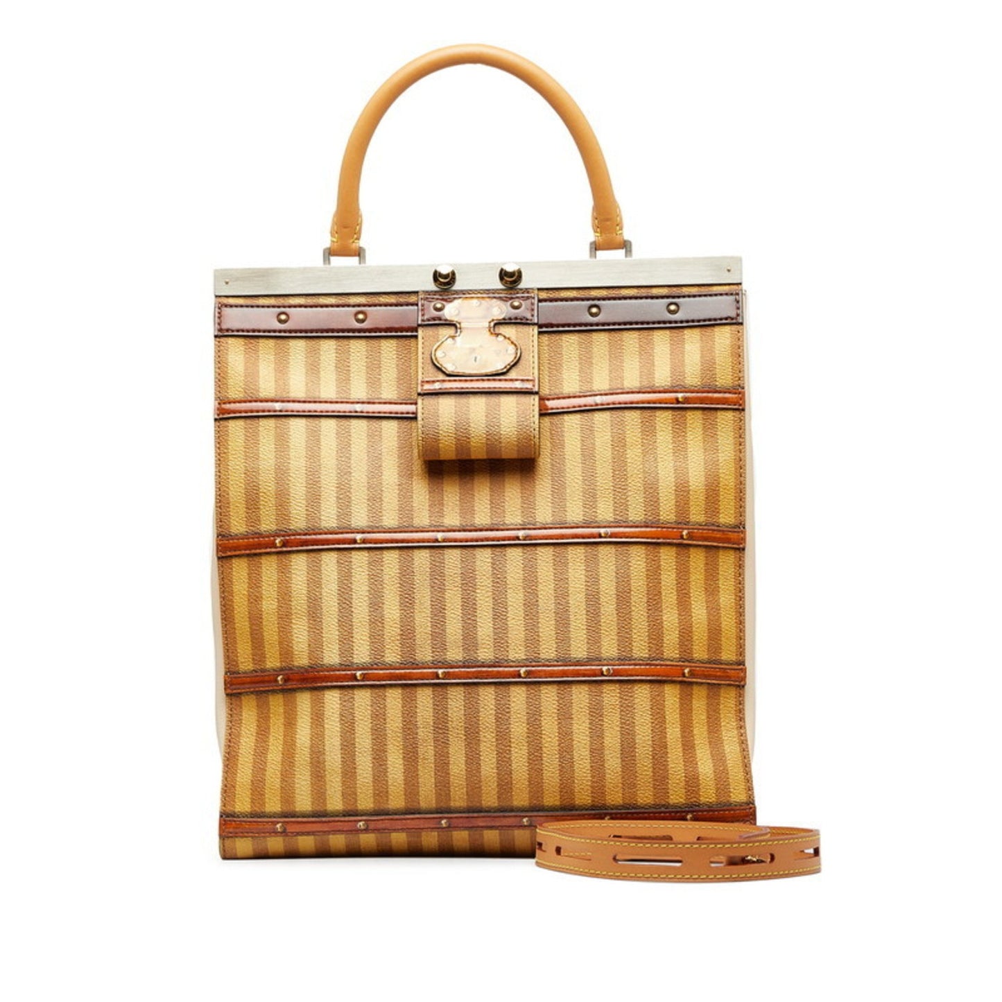 Louis Vuitton Brown Canvas Crown Frame