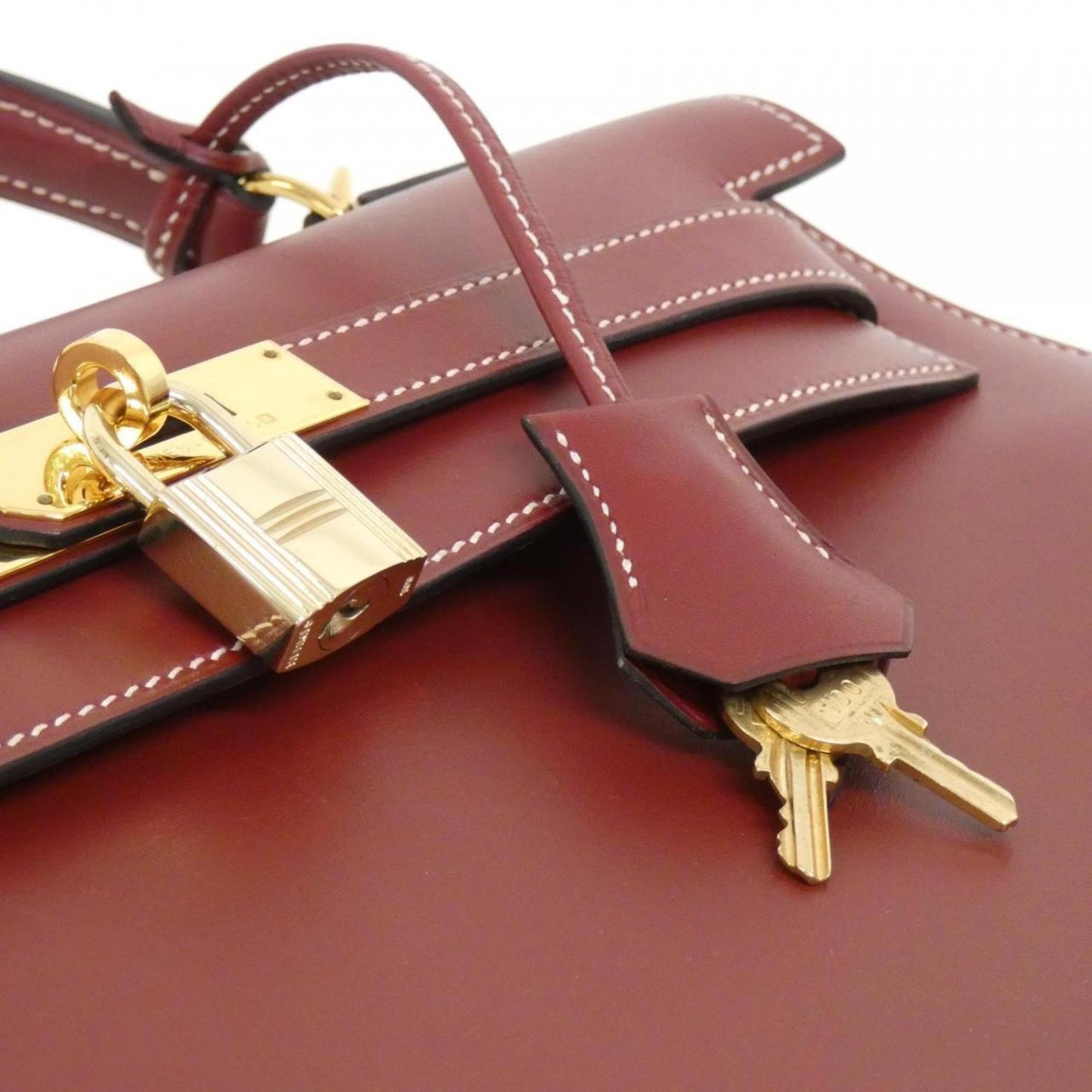 Hermès Red Leather Kelly 32