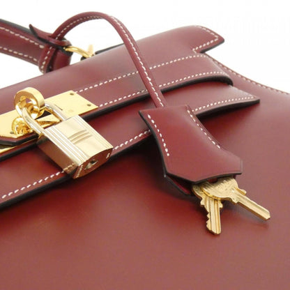 Hermès Red Leather Kelly 32