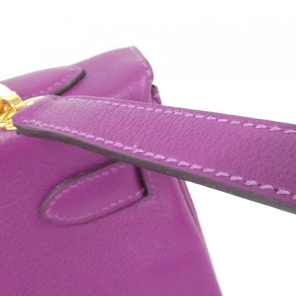 Hermès Purple Leather Kelly 32