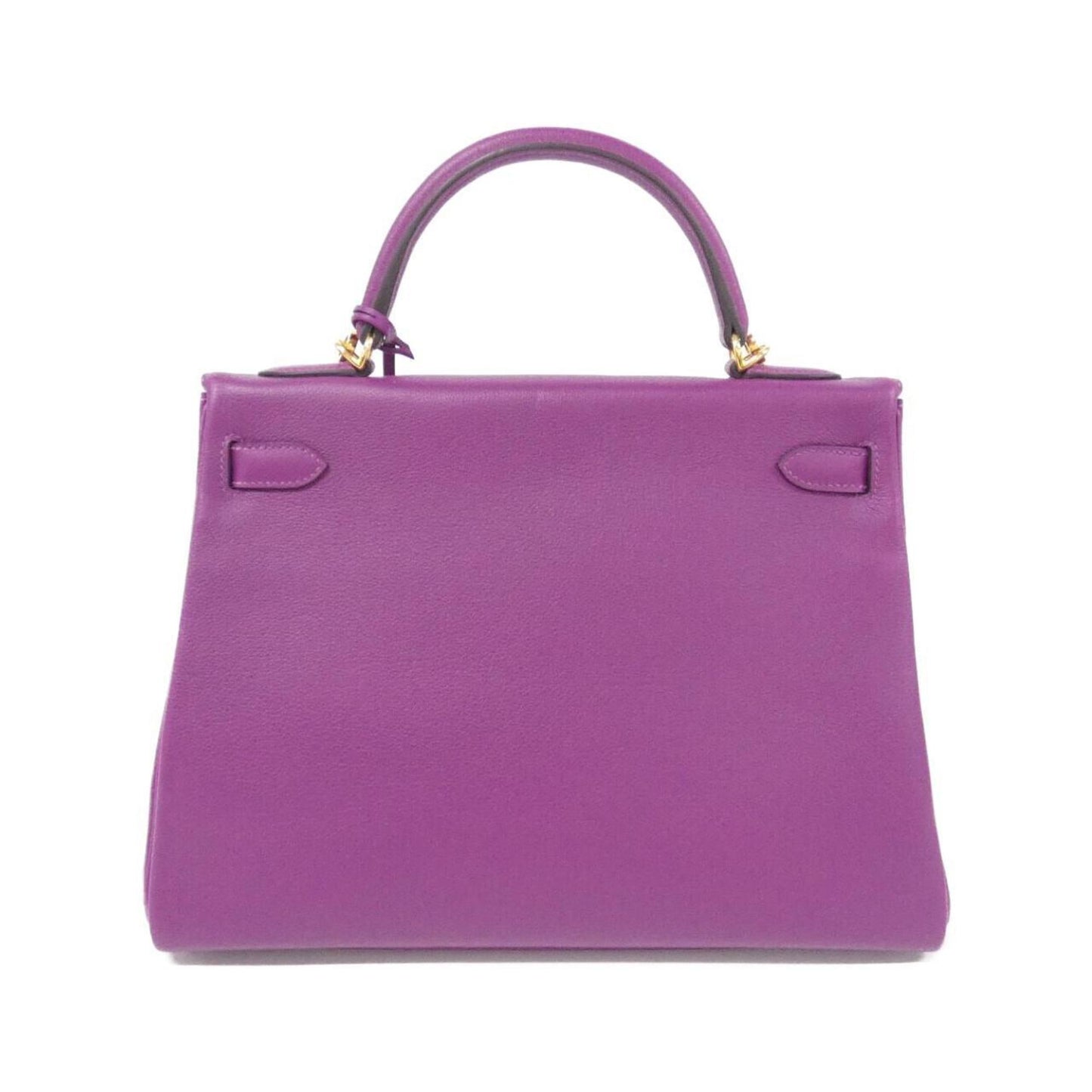 Hermès Purple Leather Kelly 32