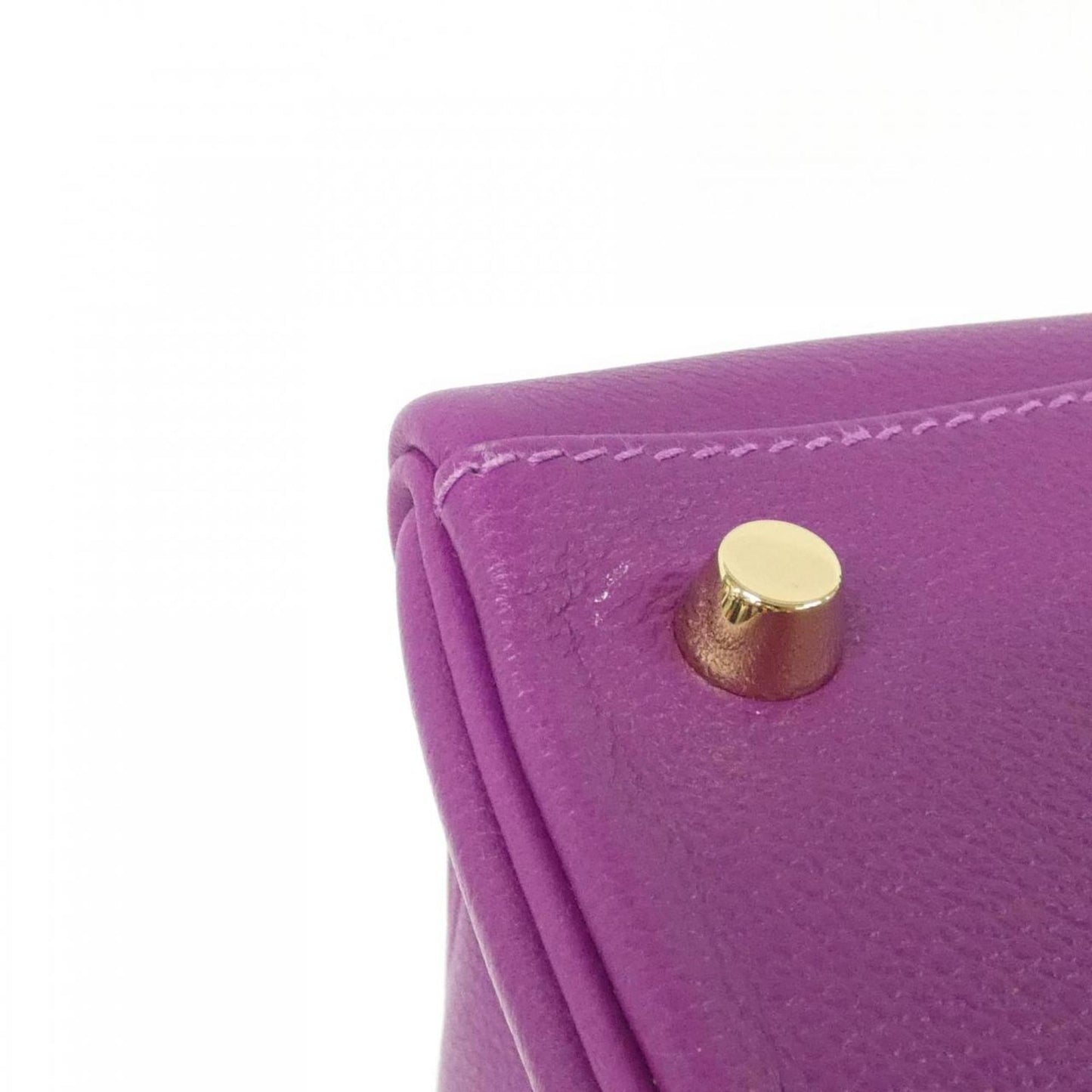 Hermès Purple Leather Kelly 32