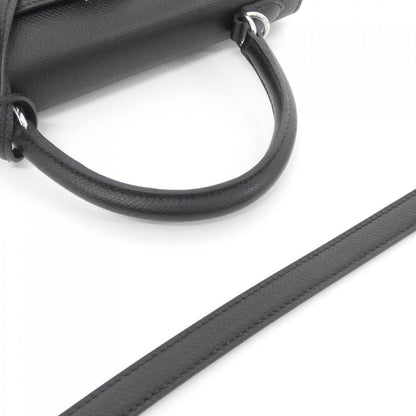 Hermès Black Leather Kelly 25