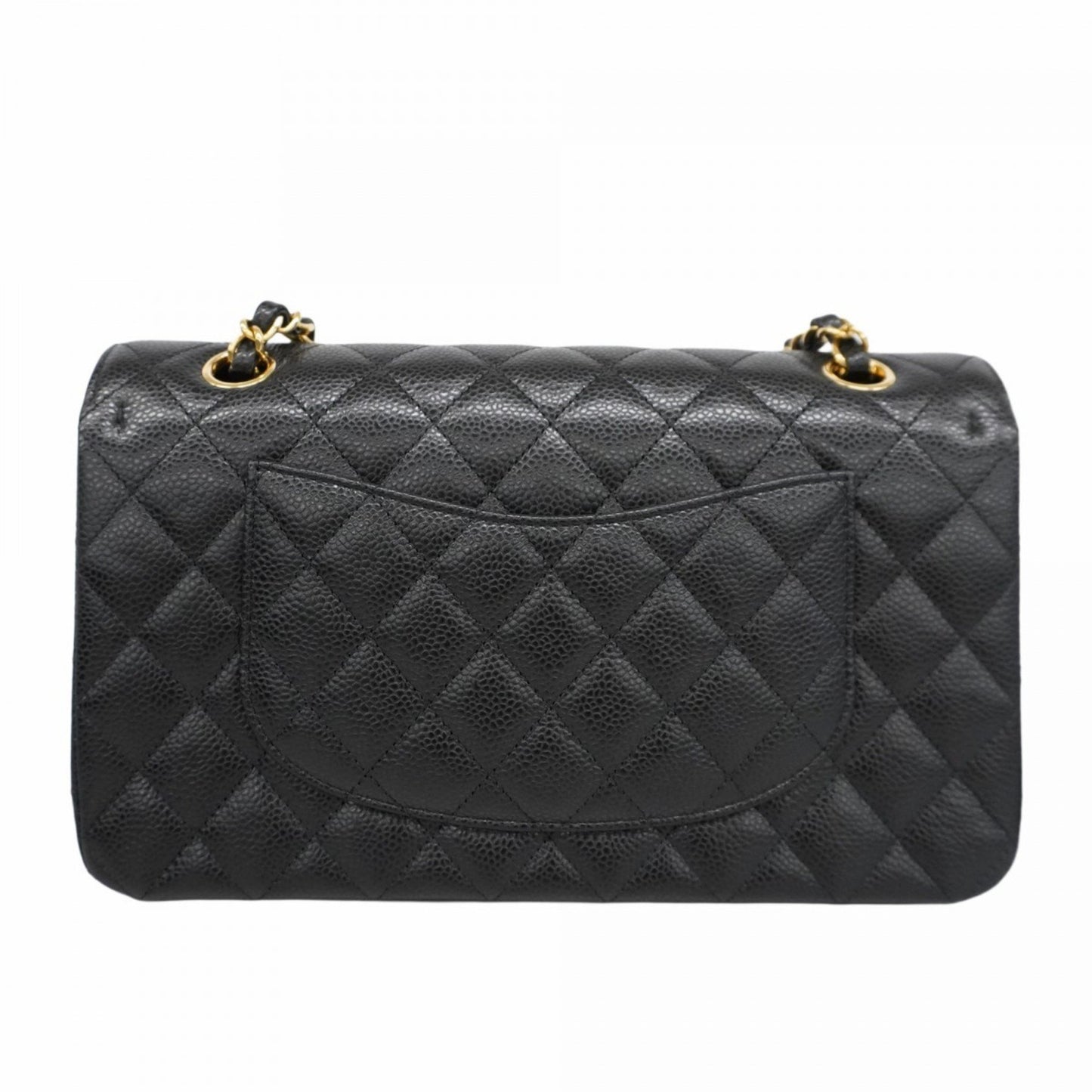 Chanel Black Leather Timeless 26