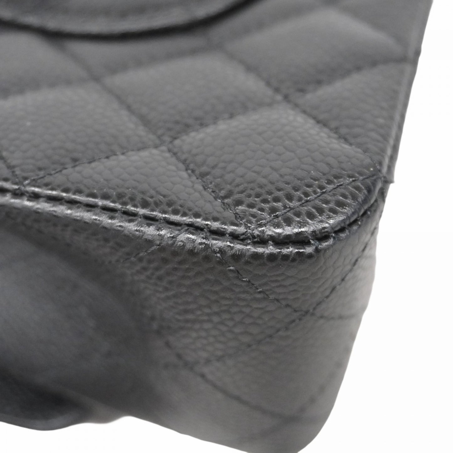 Chanel Black Leather Timeless 26
