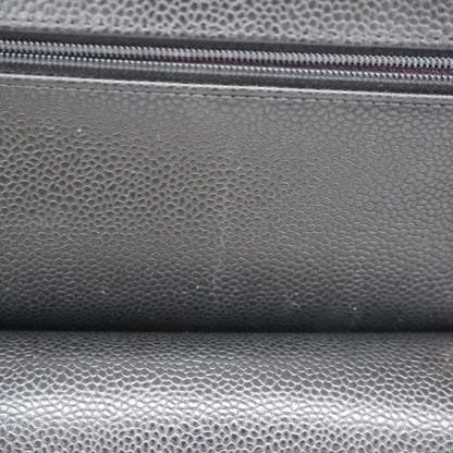 Chanel Black Leather Timeless 26