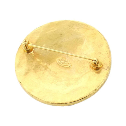 Chanel Gold Gold Plated Coco Mark