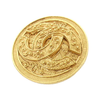 Chanel Gold Gold Plated Coco Mark