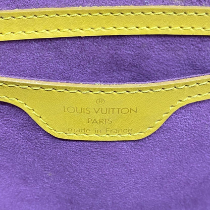 Louis Vuitton Yellow Leather Saint Jacques