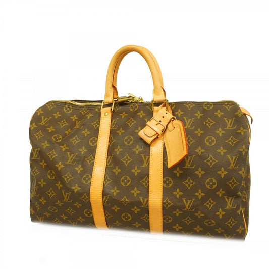 Louis Vuitton Brown Canvas Keepall 45