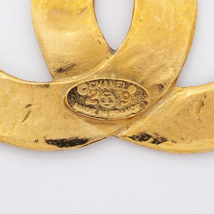 Chanel Gold Gold Plated Coco Mark
