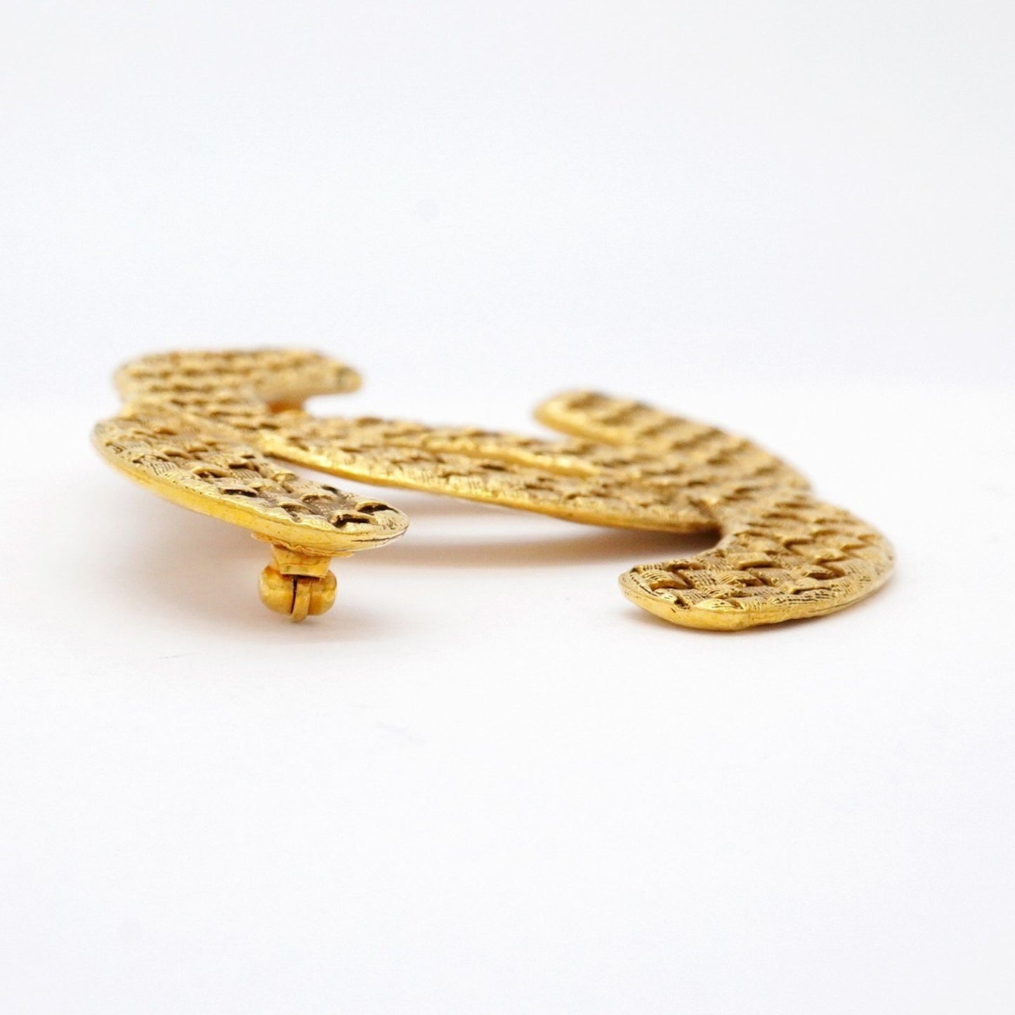 Chanel Gold Gold Plated Coco Mark