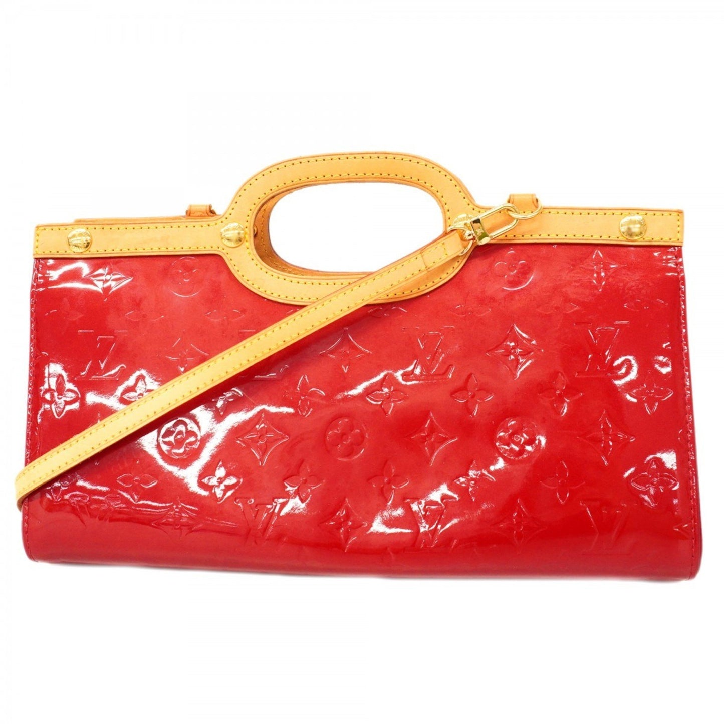 Louis Vuitton Red Patent Leather Roxbury