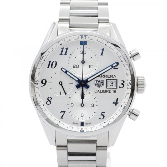 Tag Heuer Silver Steel Carrera