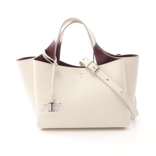 Tod's White Leather -