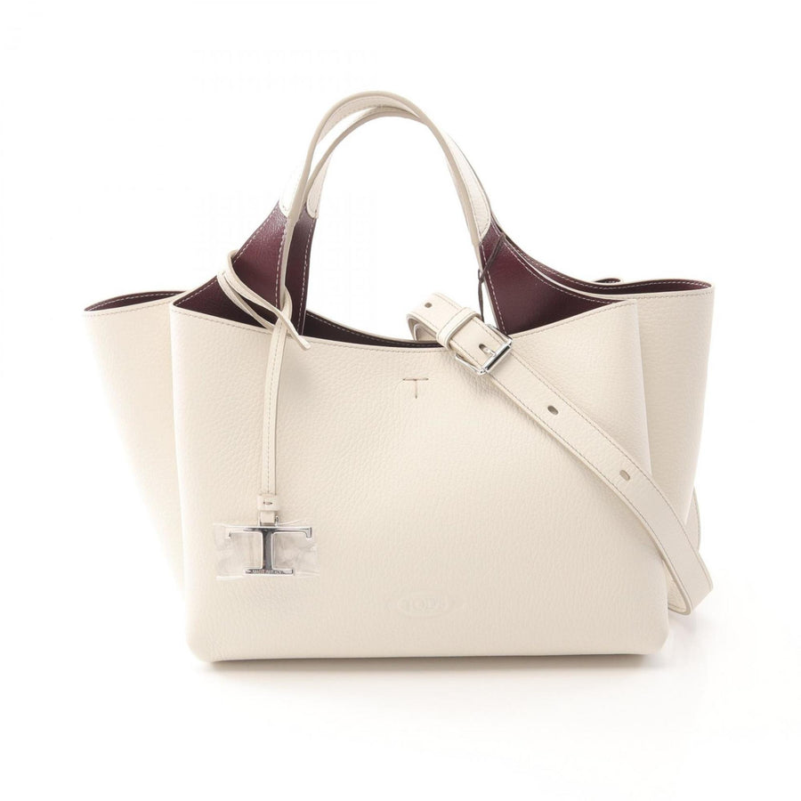 Tod's White Leather -