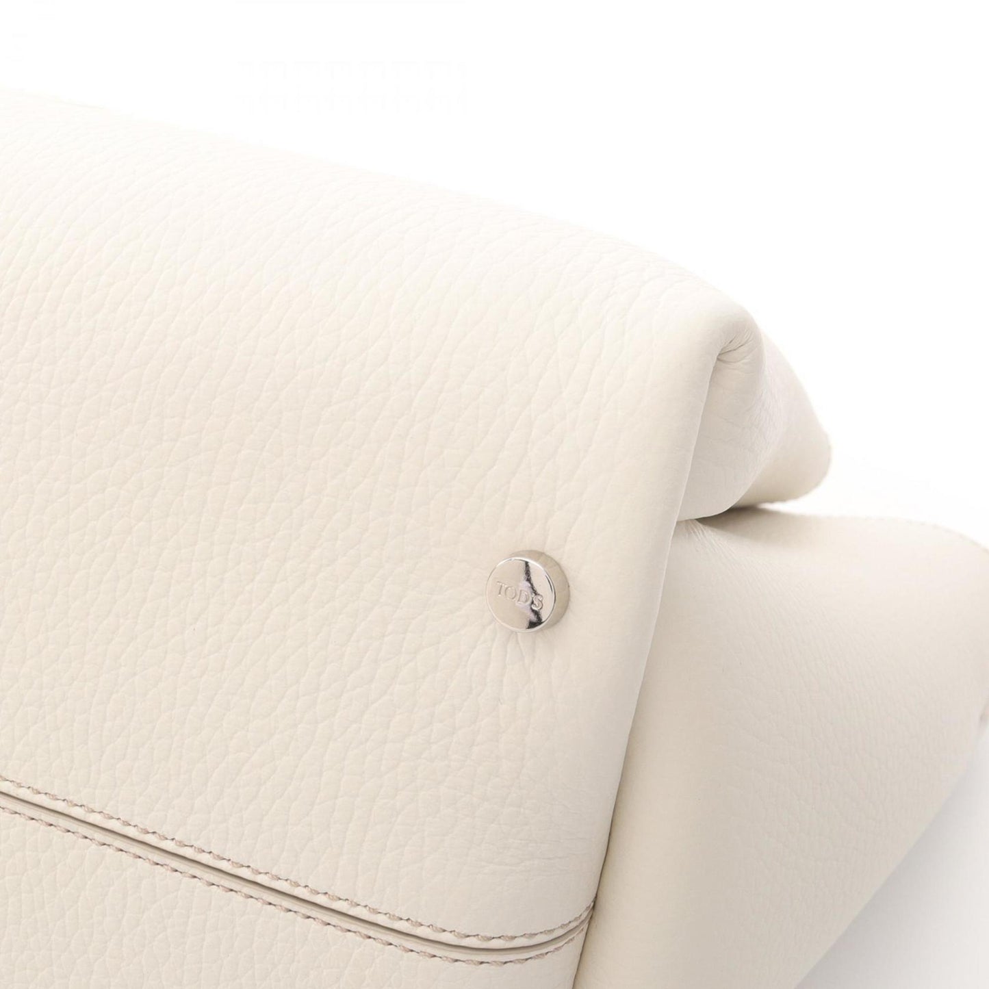 Tod's White Leather -