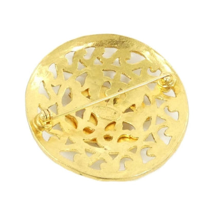 Chanel Gold Gold Plated Coco Mark