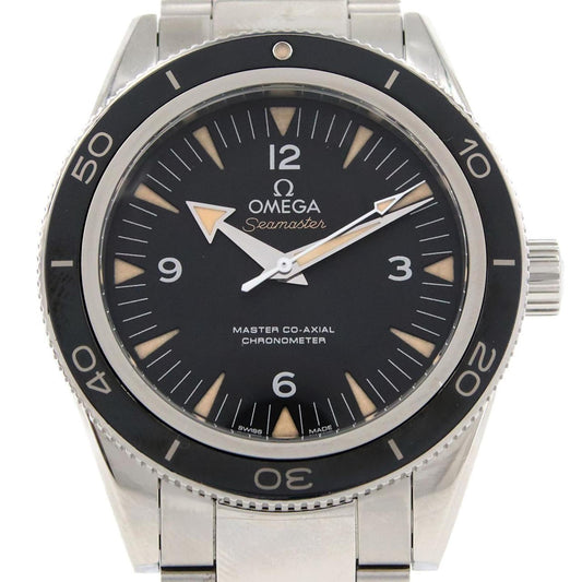 Omega Black Steel Seamaster 300