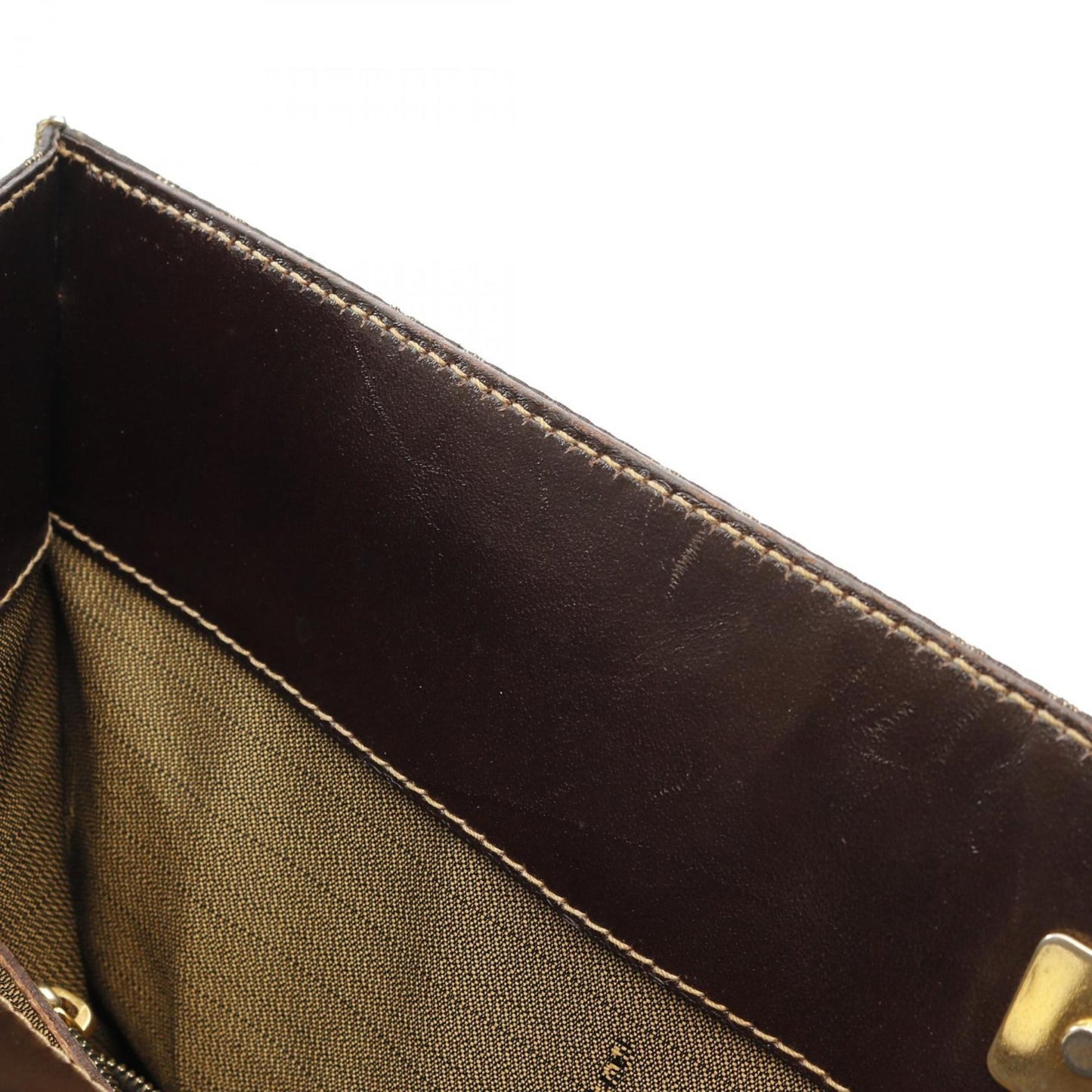 Fendi Brown Canvas Zucca