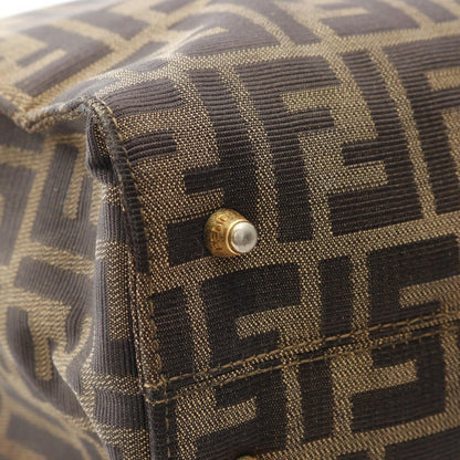Fendi Brown Canvas Zucca