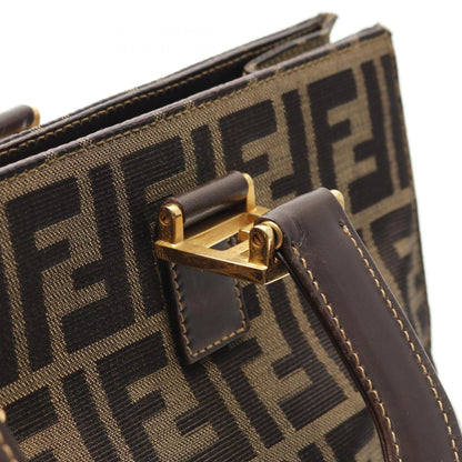 Fendi Brown Canvas Zucca