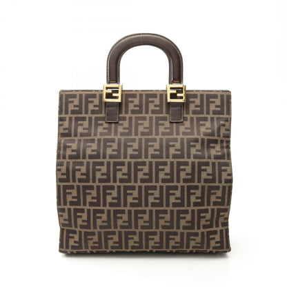Fendi Brown Canvas Zucca