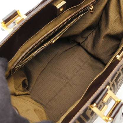 Fendi Brown Canvas Zucca