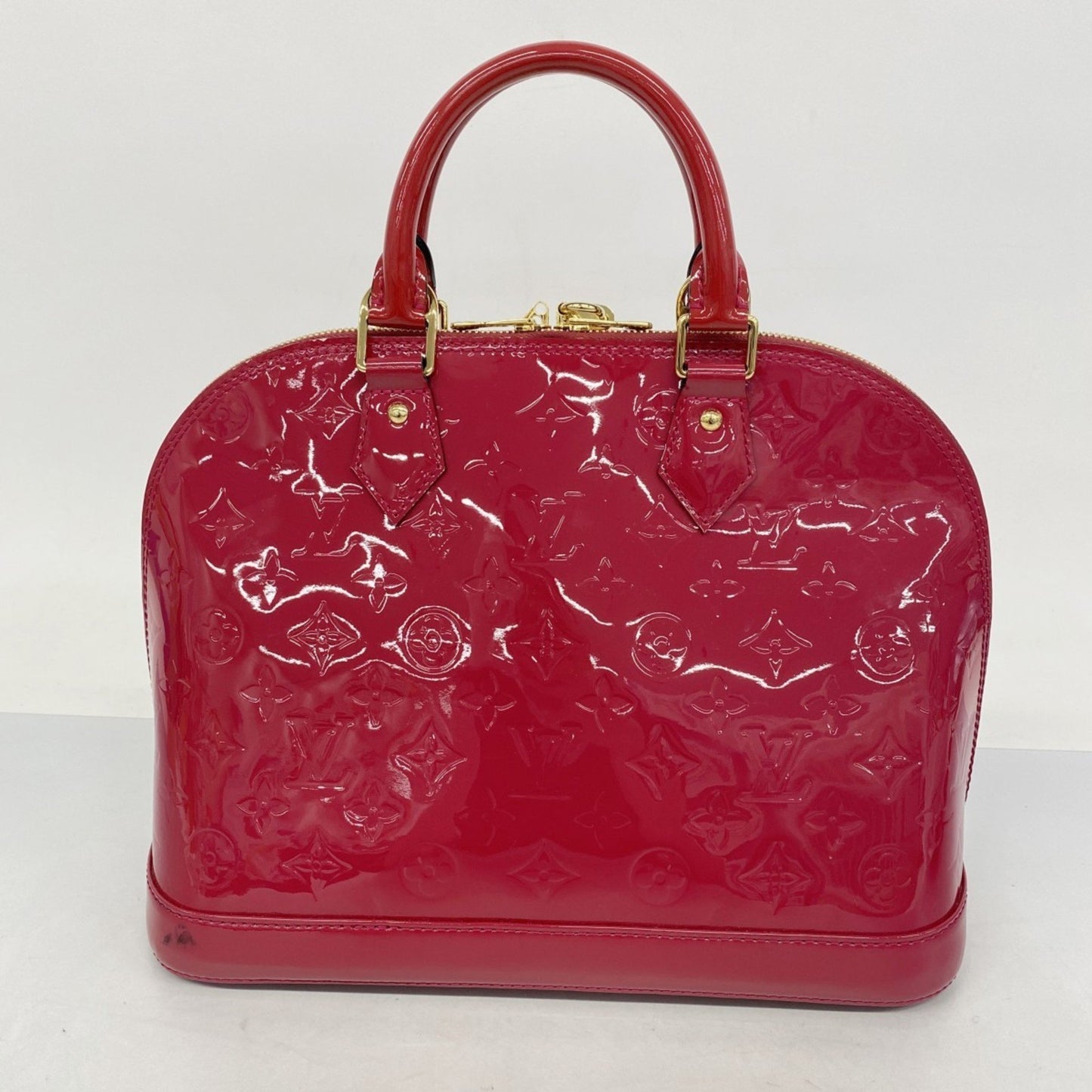 Louis Vuitton Pink Patent Leather Alma