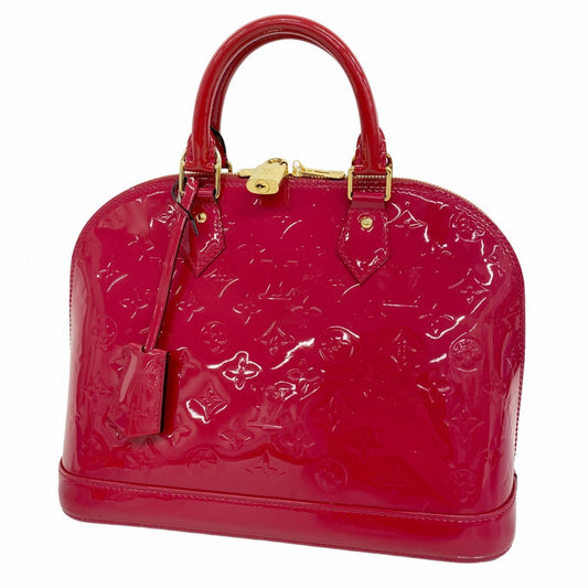 Louis Vuitton Pink Patent Leather Alma