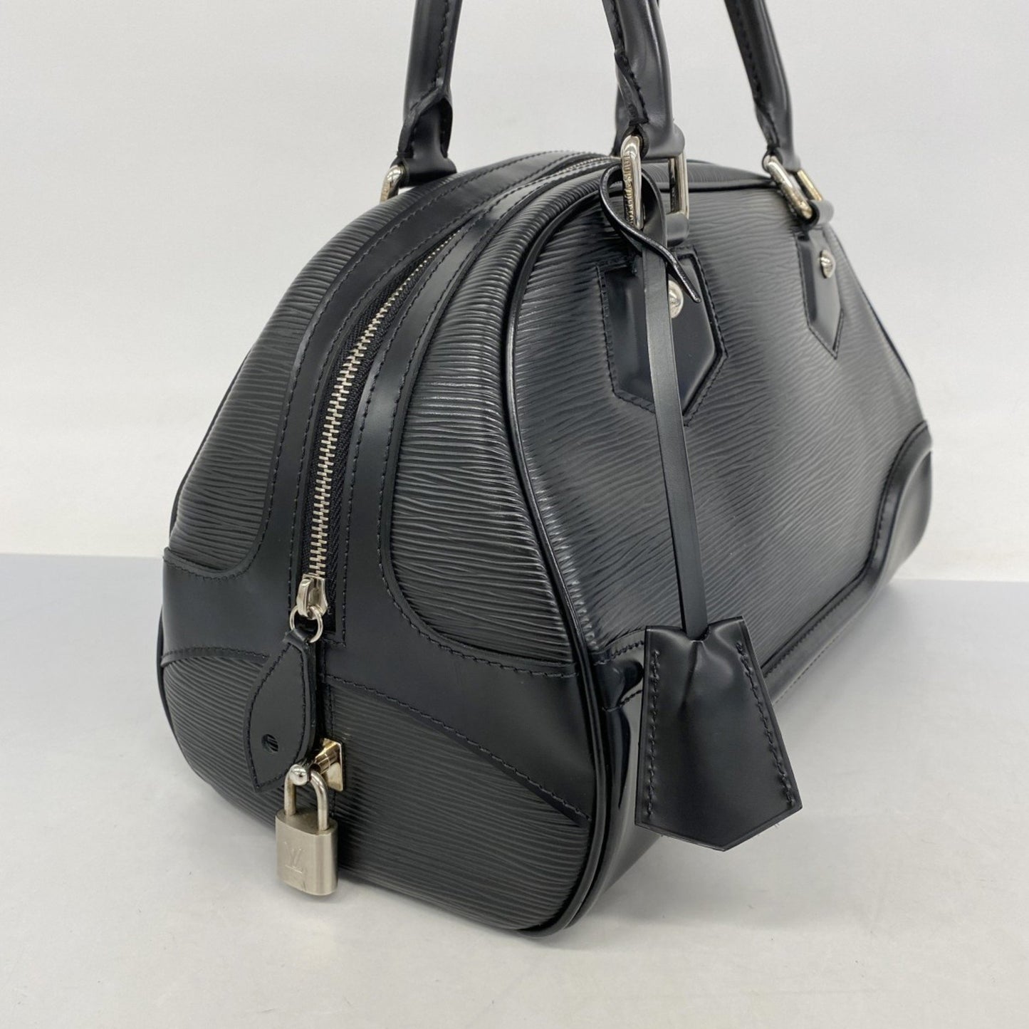 Louis Vuitton Black Leather Bowling