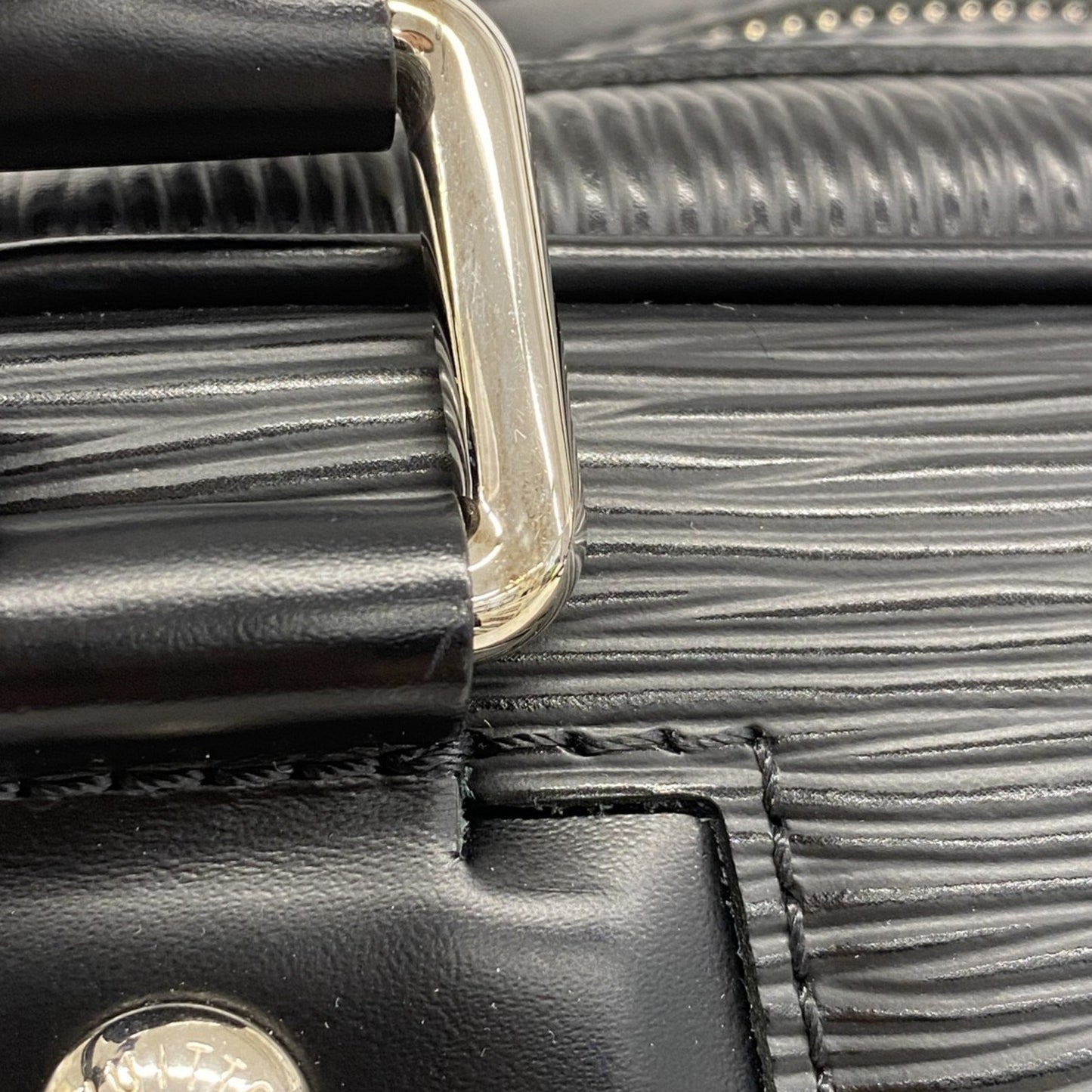 Louis Vuitton Black Leather Bowling