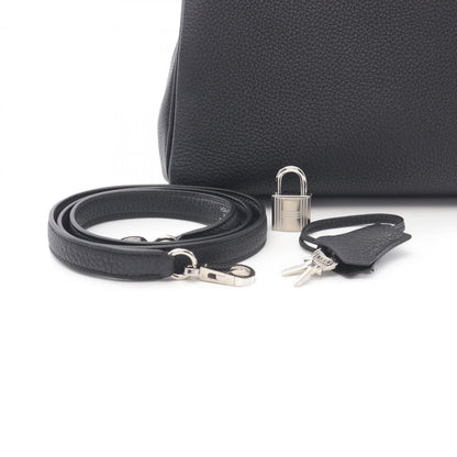 Hermès Black Leather Kelly 25