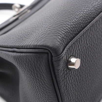 Hermès Black Leather Kelly 25