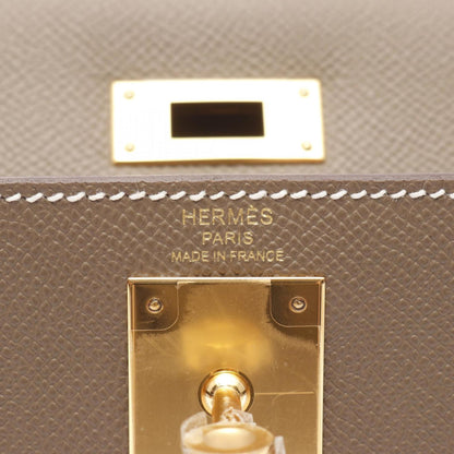 Hermès Brown Leather Kelly 28