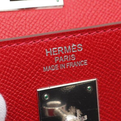Hermès Red Leather Kelly 35