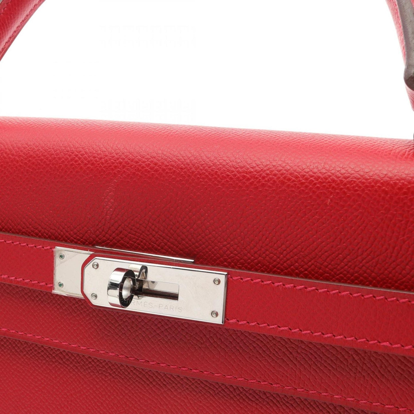 Hermès Red Leather Kelly 35