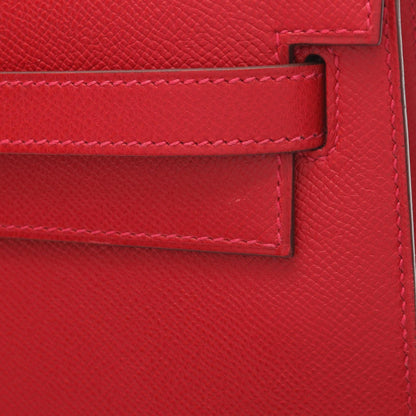 Hermès Red Leather Kelly 35